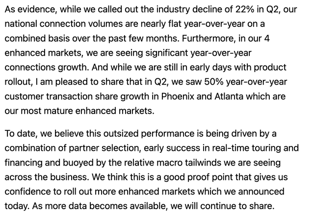 market share gains